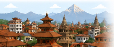 Kathmandu skyline